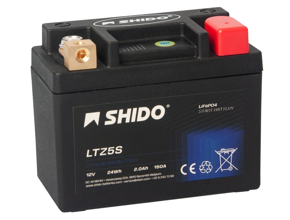 Shido LTZ5S Lithium Ion Batterie 12V 24 Wh Shido LTZ5S Lithium Ion Batterie 12V 24 Wh