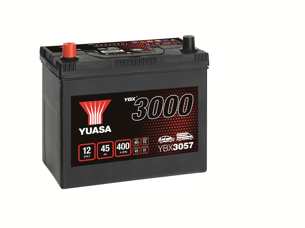Yuasa YBX3057 SMF Batterie 12V 45 AH
