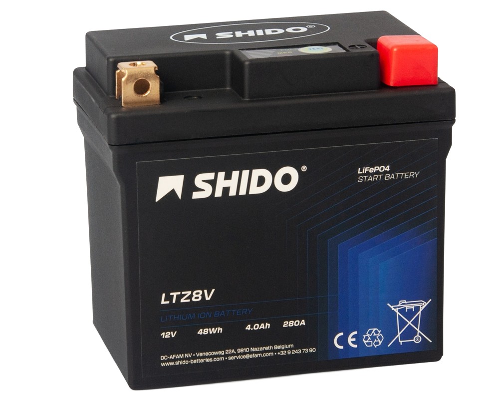 Shido LTZ8V Lithium Ion Batterie 12V 48 Wh Shido LTZ8V Lithium Ion Batterie 12V 48 Wh