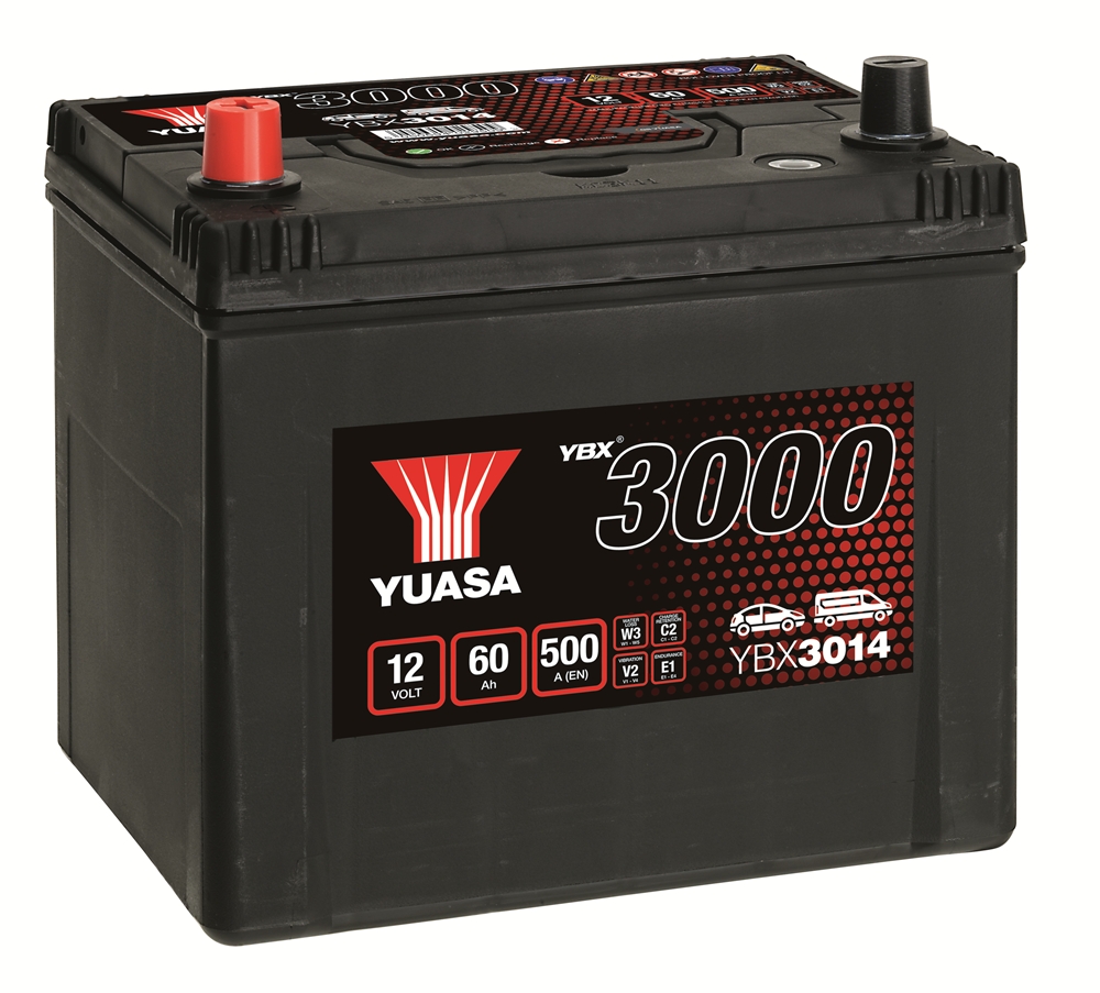 Yuasa YBX3014 SMF Batterie 12V 60 AH Yuasa YBX3014 SMF Batterie 12V 60 AH