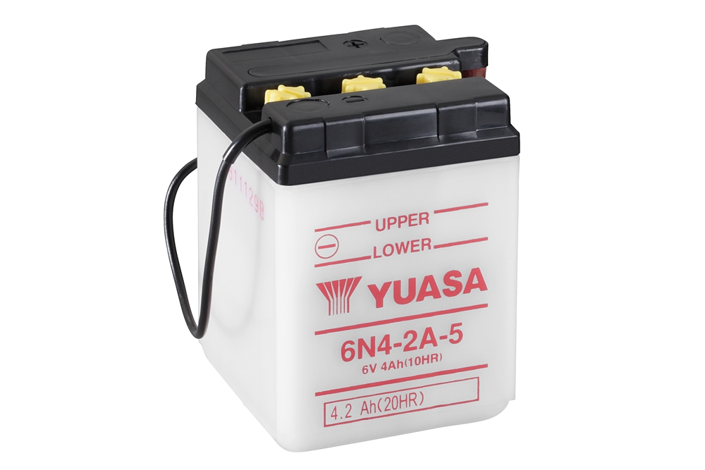 Yuasa 6N4-2A-5 Batterie 6V 4 AH (DC) ohne Säure