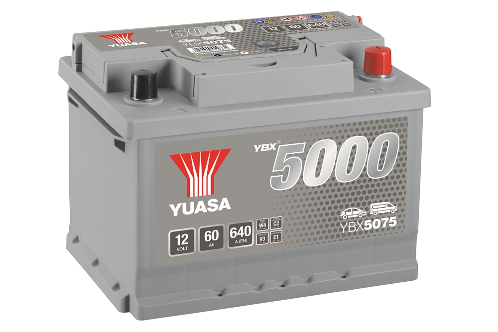 Yuasa YBX5075 SMF Batterie 12V 60 AH