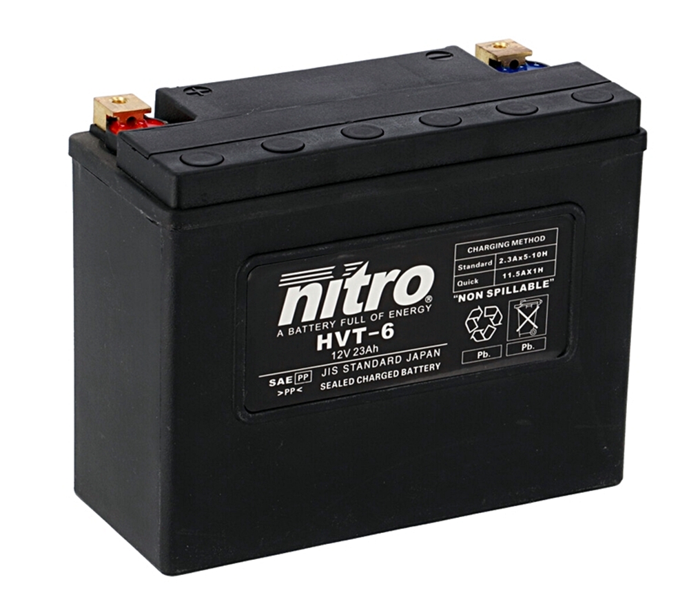 Nitro HVT 06 SLA AGM Gel Batterie 12V 23 Ah ab Werk gefüllt Nitro HVT 06 SLA AGM Gel Batterie 12V 23 Ah ab Werk gefüllt