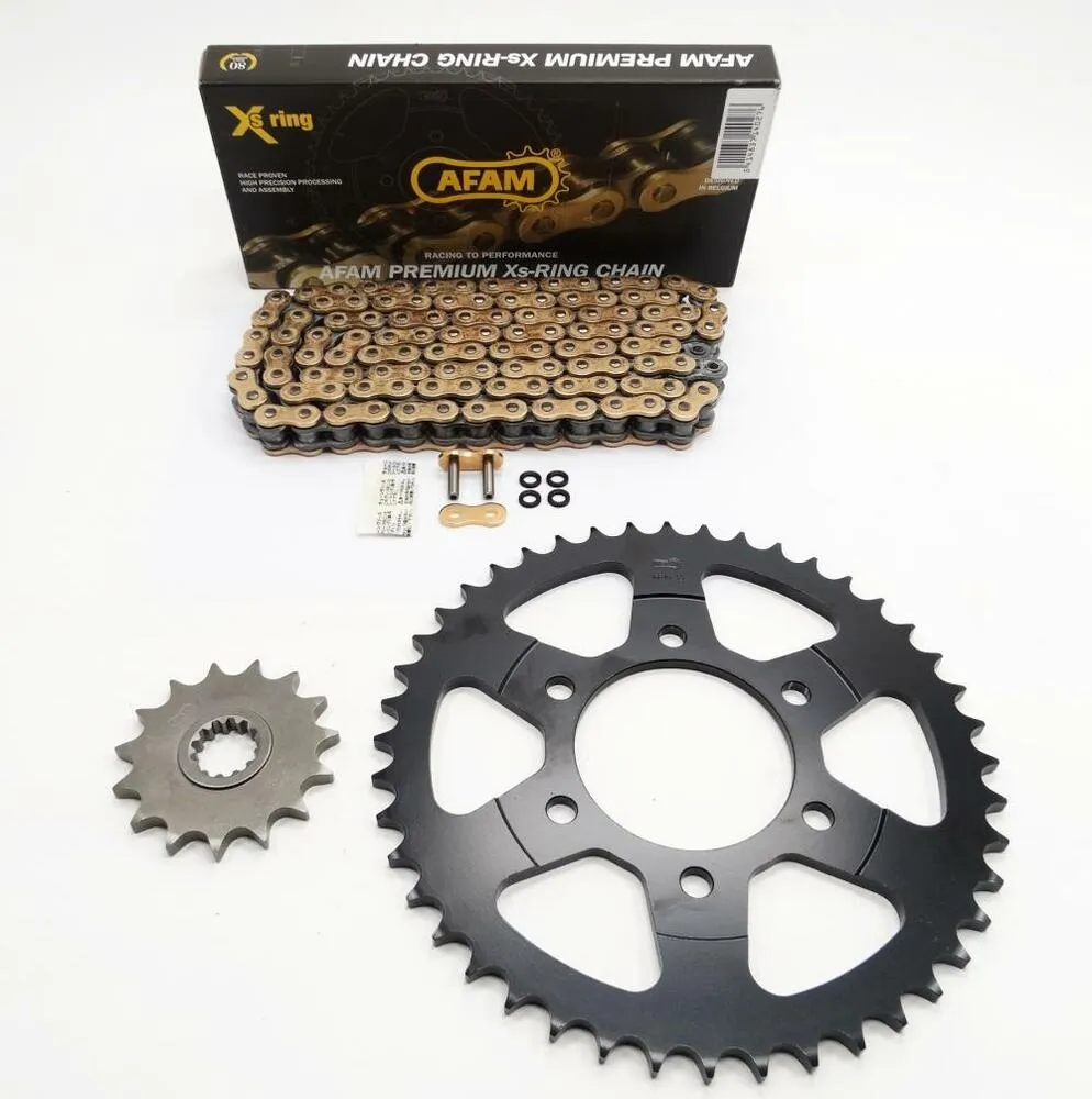 AFAM Kettensatz Stahl 525 XSR2-G 15x44 - Kawasaki Z900 2017-20