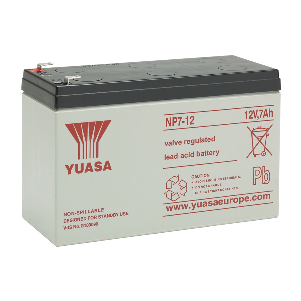 Yuasa NP7-12 AGM VRLA Industriebatterie 12V - 7 Ah Yuasa NP7-12 AGM VRLA Industriebatterie 12V - 7 Ah