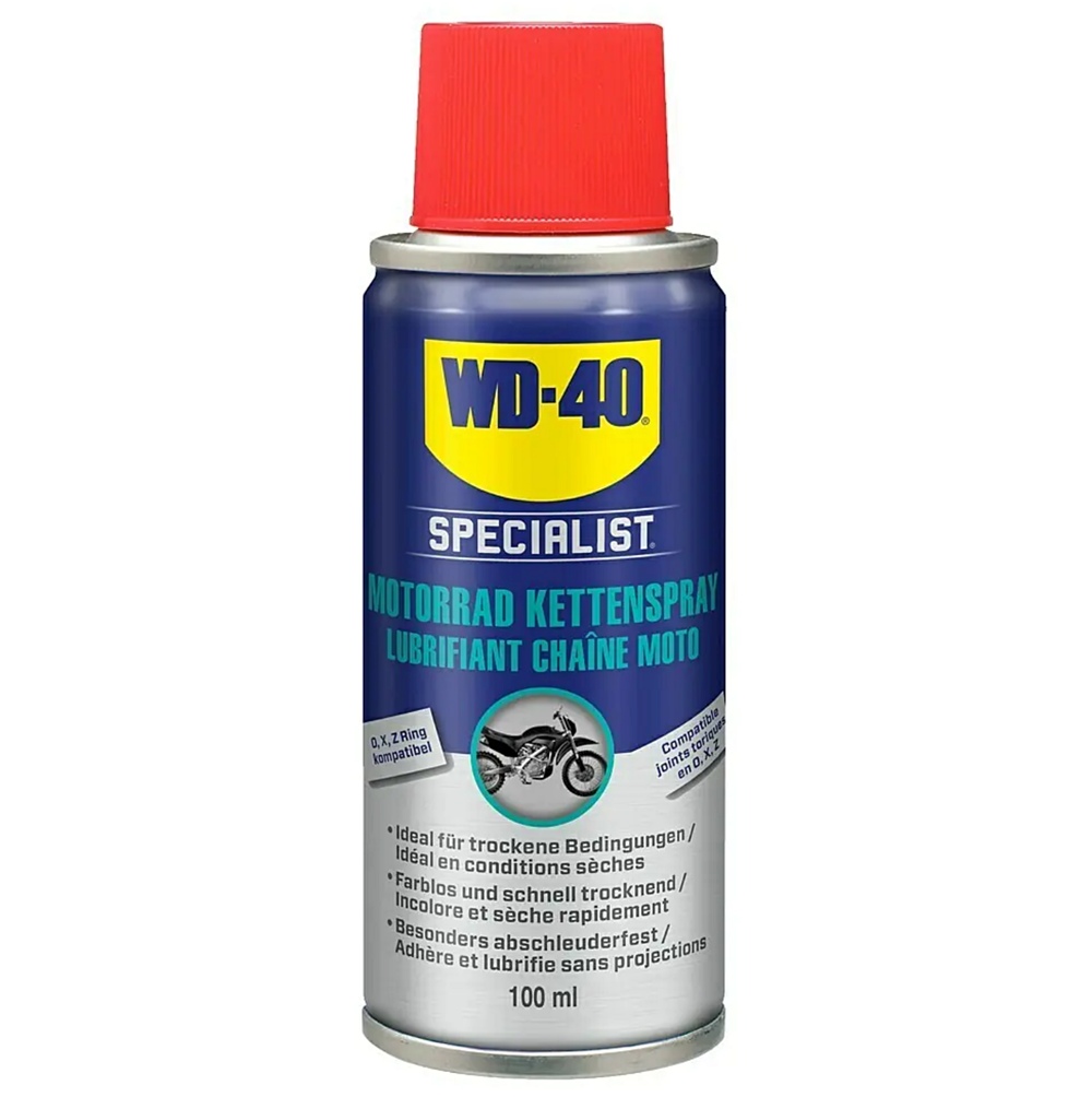 WD-40 Specialist Motorrad Kettenspray - 100 ml WD-40 Specialist Motorrad Kettenspray - 100 ml