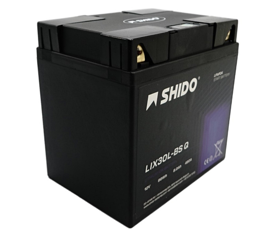 Shido LIX30L-BS Q Lithium Ion 4 Anschlüsse Batterie 12V 96 Wh Shido LIX30L-BS Q Lithium Ion 4 Anschlüsse Batterie 12V 96 Wh