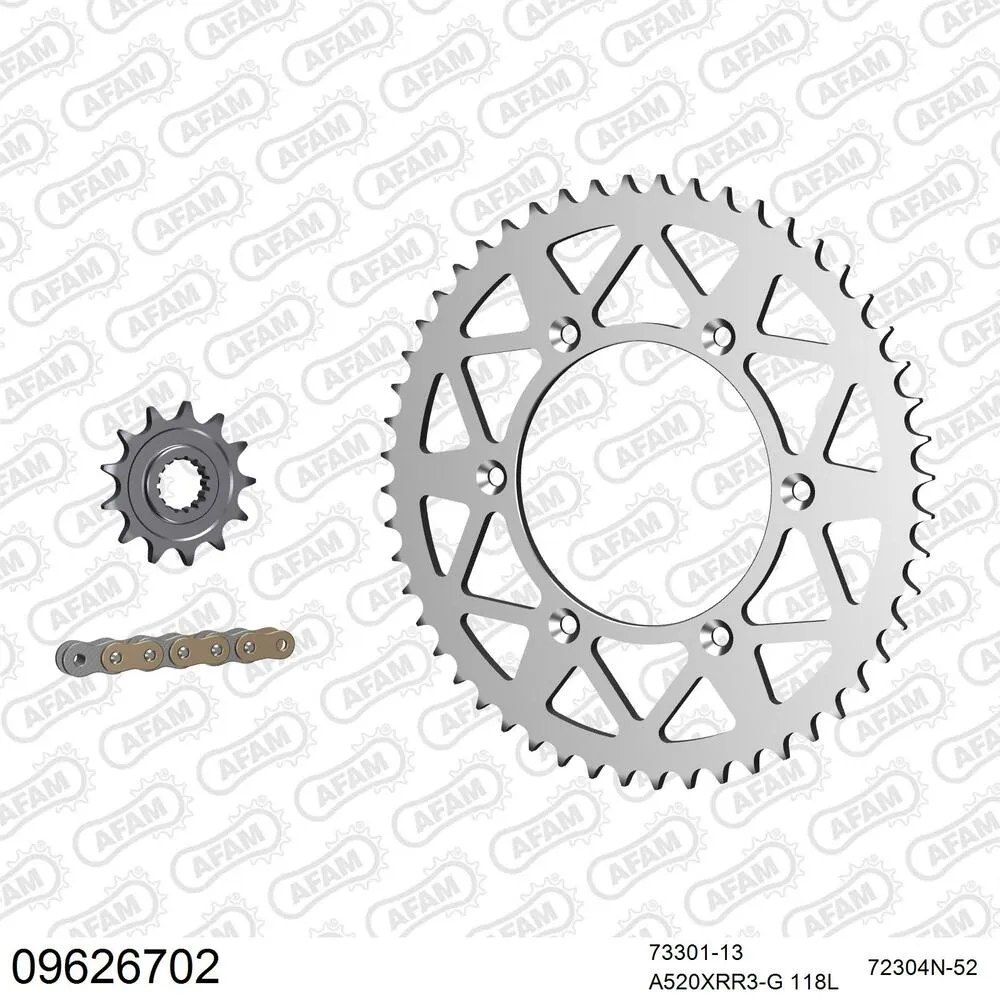 AFAM Kettensatz Aluminium 520 XRR3-G 13x52 - Gasgas EC 250 F 2021-24 - 09626702
