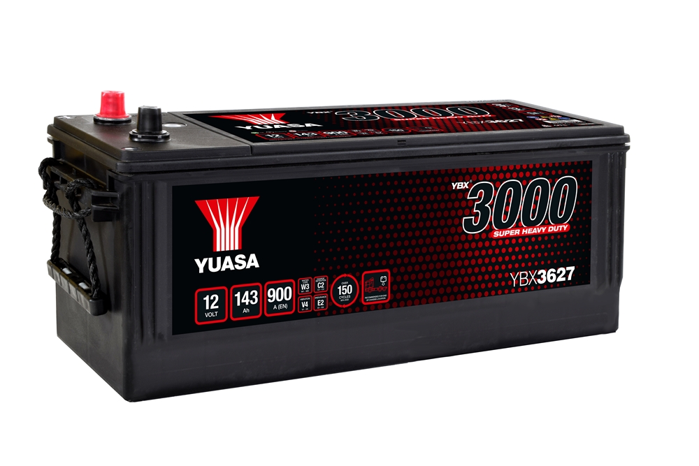 Yuasa YBX3627 SMF Batterie 12V 143 AH