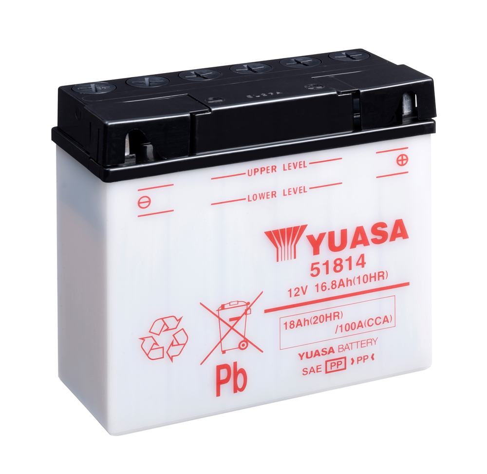 Yuasa 51814 Batterie YuMicron® 12V 18 AH (CP) mit Säurepack Yuasa 51814 Batterie YuMicron® 12V 18 AH (CP) mit Säurepack