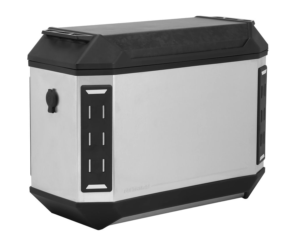 Furchtlos RANGER GVMK ADV Alu Seitenkoffer rechts - 36 Liter - Aero Aluminium - passend für GIVI Monokey