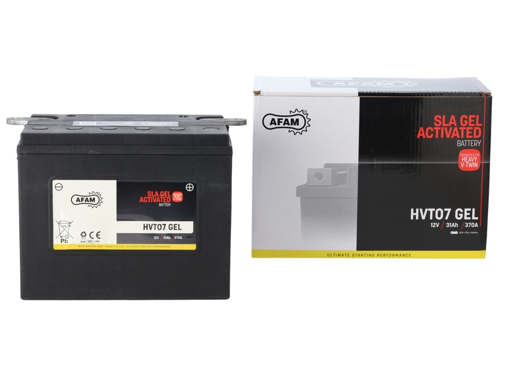 AFAM HVT 07 GEL SLA Batterie 12V 31AH 370A - Einbaufertig (66007 YHD-12 CHD4-12 HVT07) AFAM HVT 07 GEL SLA Batterie 12V 31AH 370A - Einbaufertig (66007 YHD-12 CHD4-12 HVT07)