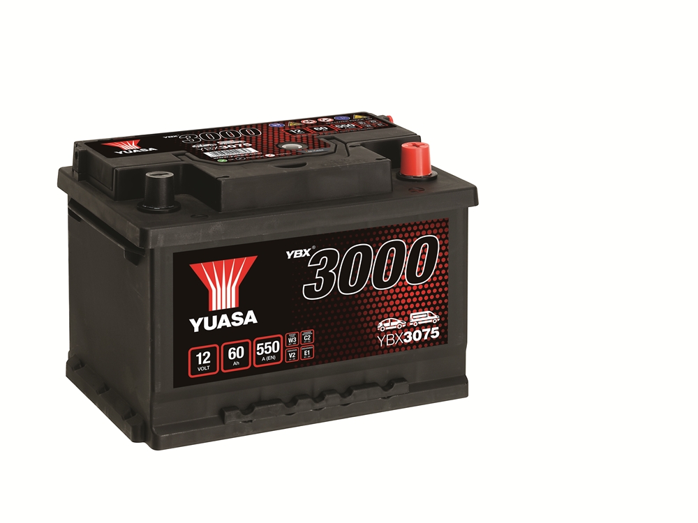 Yuasa YBX3075 SMF Batterie 12V 60 AH Yuasa YBX3075 SMF Batterie 12V 60 AH