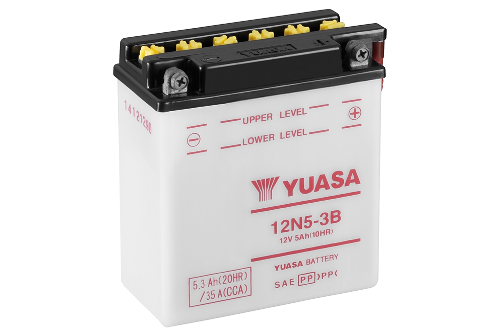 Yuasa 12N5-3B Batterie 12V 5 AH (DC) ohne Säure