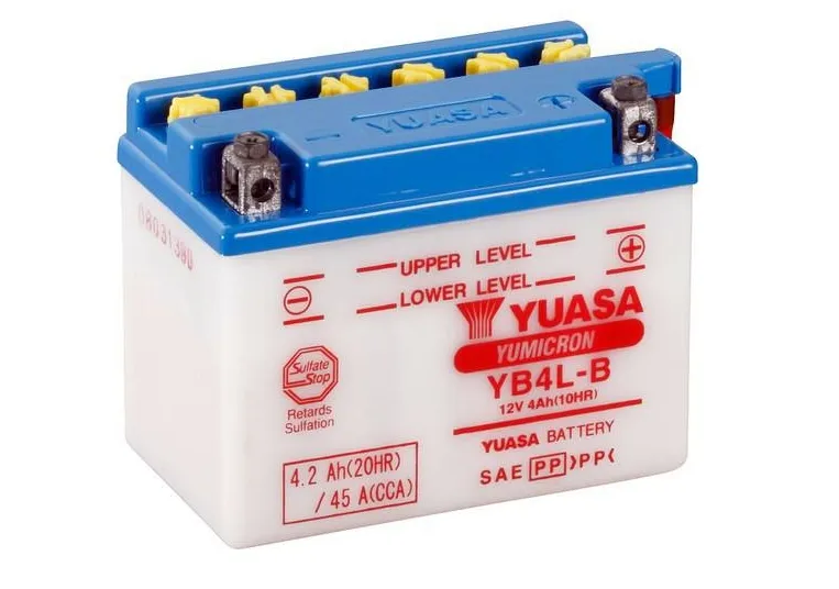 Yuasa YB4L-B-BS Batterie YuMicron® 12V 4 AH (CP) mit Säurepack