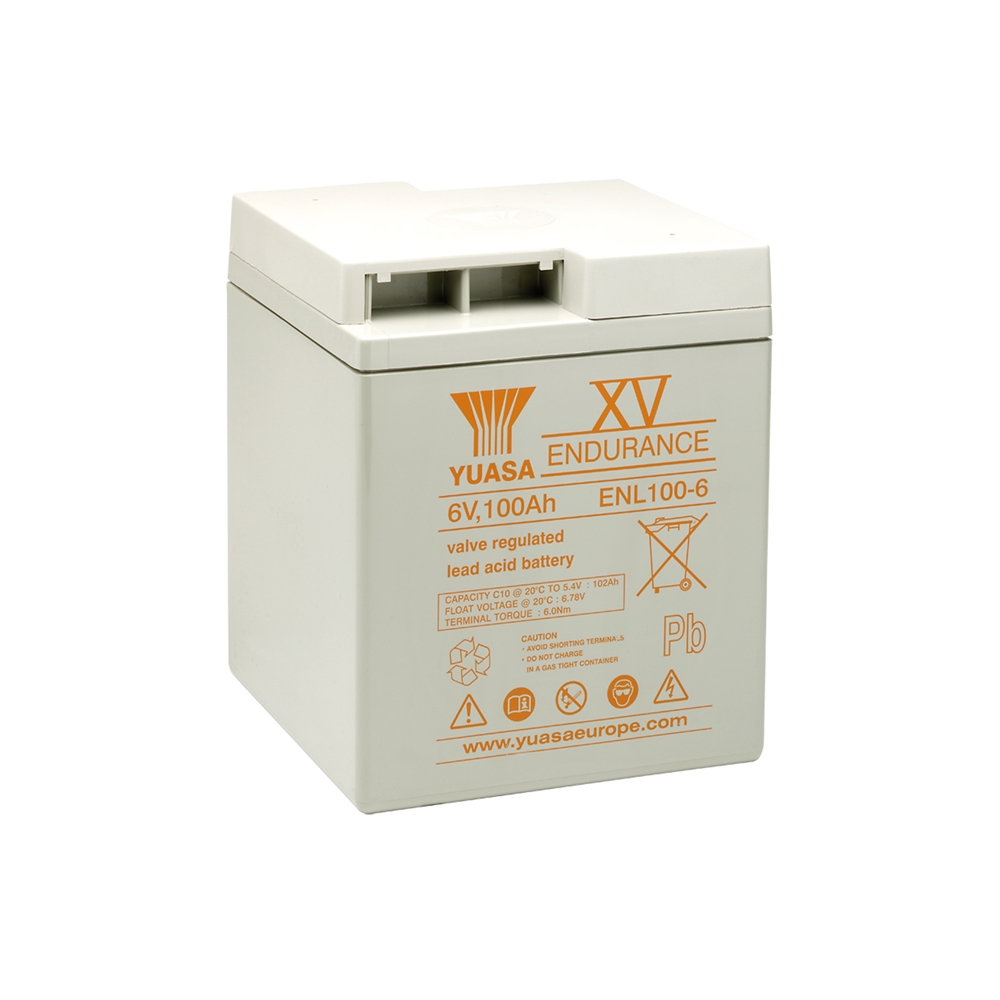 Yuasa ENL100-6 AGM VRLA Industriebatterie 6V - 108 Ah Yuasa ENL100-6 AGM VRLA Industriebatterie 6V - 108 Ah