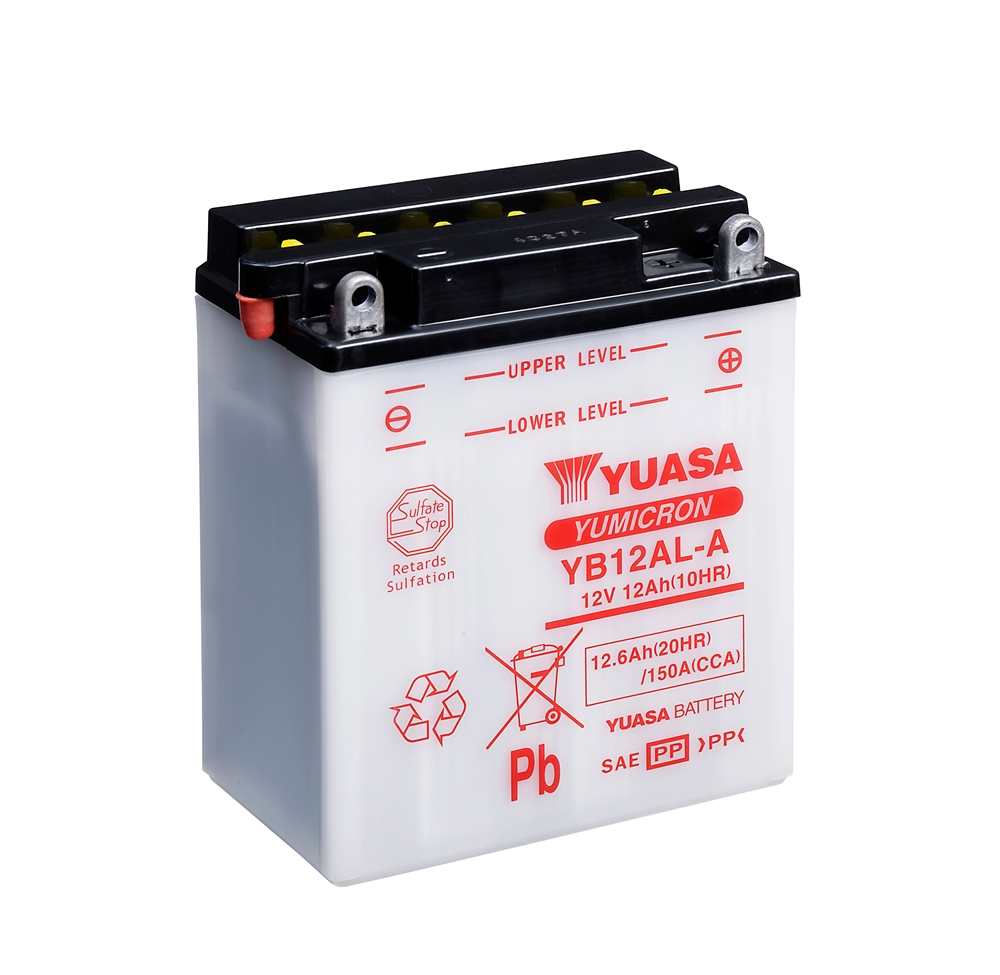 Yuasa YB12AL-A Batterie YuMicron® 12V 12 AH (DC) ohne Säure Yuasa YB12AL-A Batterie YuMicron® 12V 12 AH (DC) ohne Säure