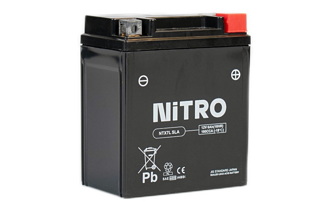 Nitro NTX7L SLA AGM Gel Batterie 12V 6 Ah ab Werk gefüllt Nitro NTX7L SLA AGM Gel Batterie 12V 6 Ah ab Werk gefüllt