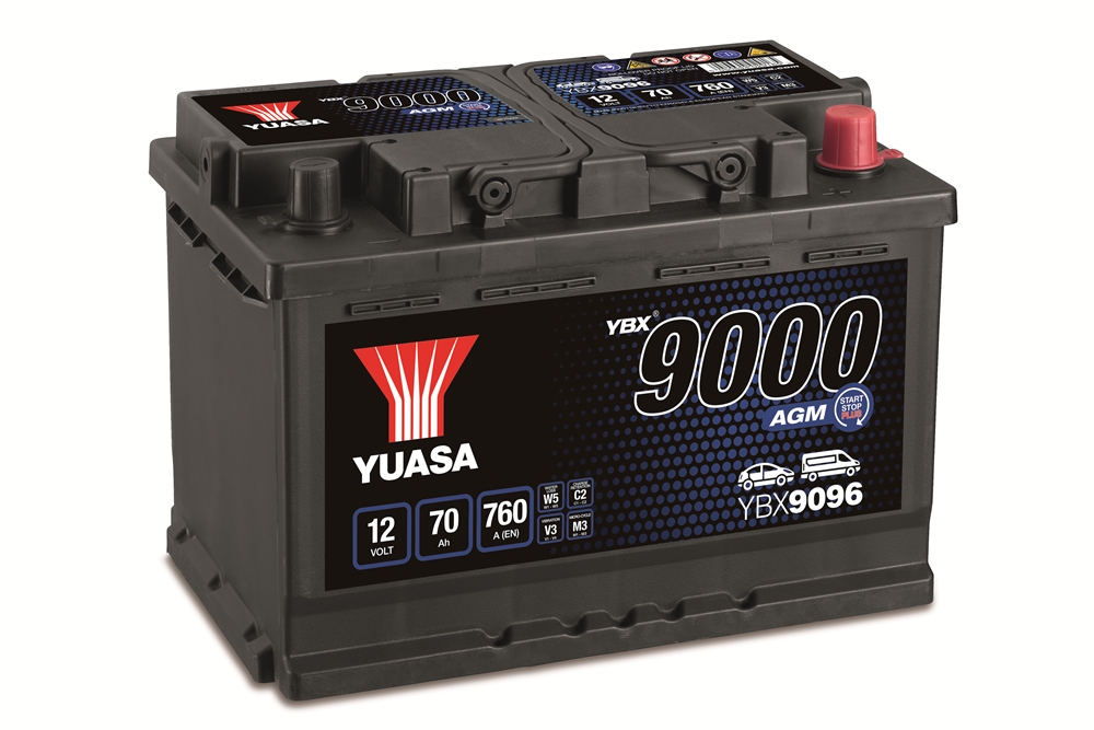 Yuasa YBX9096 AGM Batterie 12V 70 AH Yuasa YBX9096 AGM Batterie 12V 70 AH
