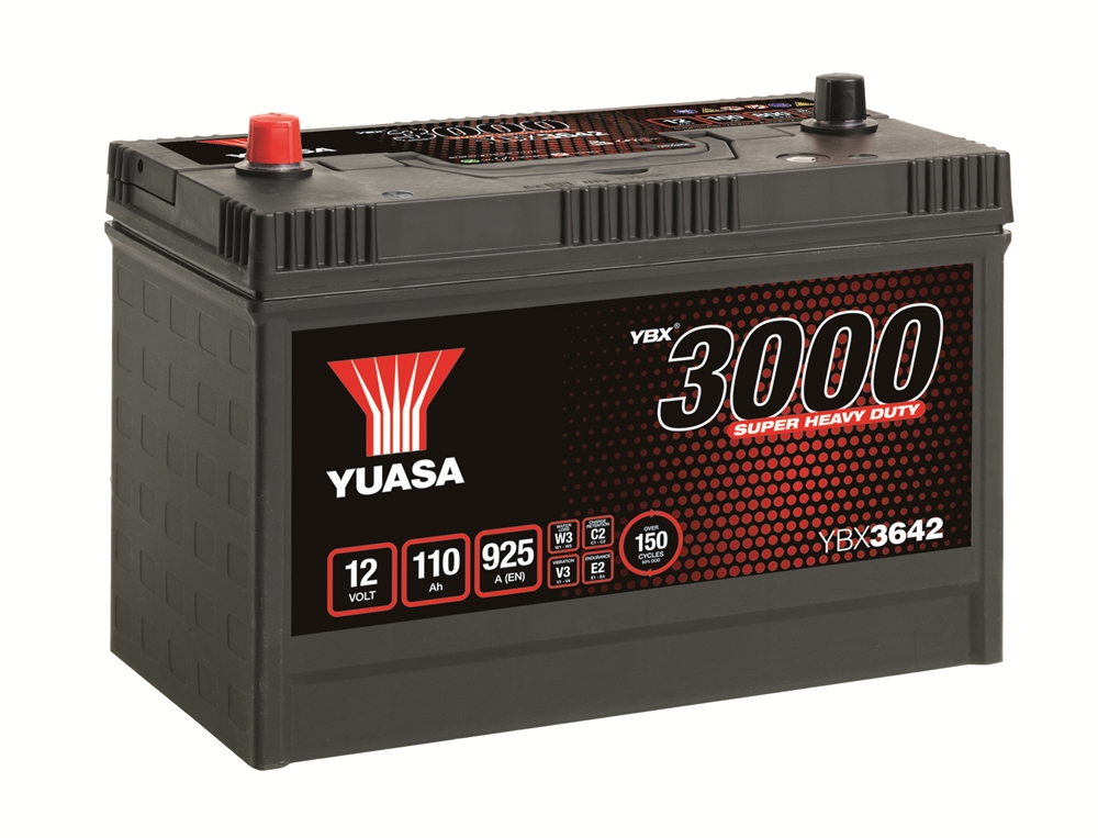 Yuasa YBX3642 SMF Batterie 12V 110 AH