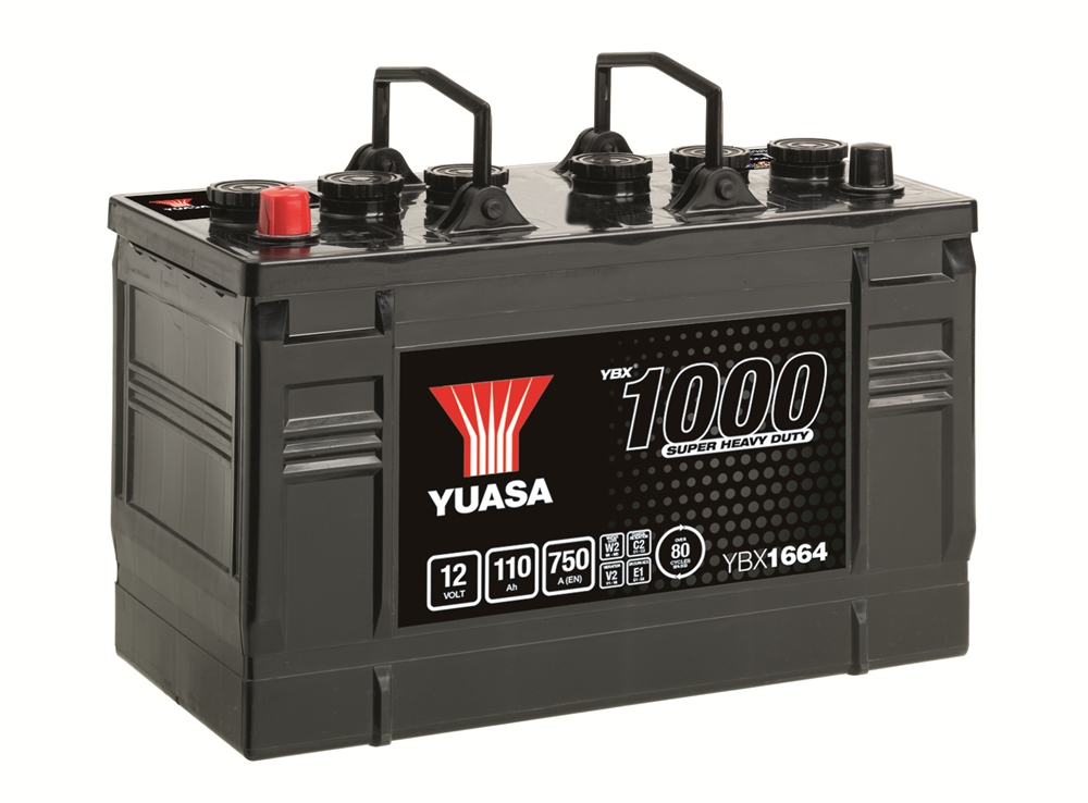 Yuasa YBX1664 SMF Batterie 12V 110 AH