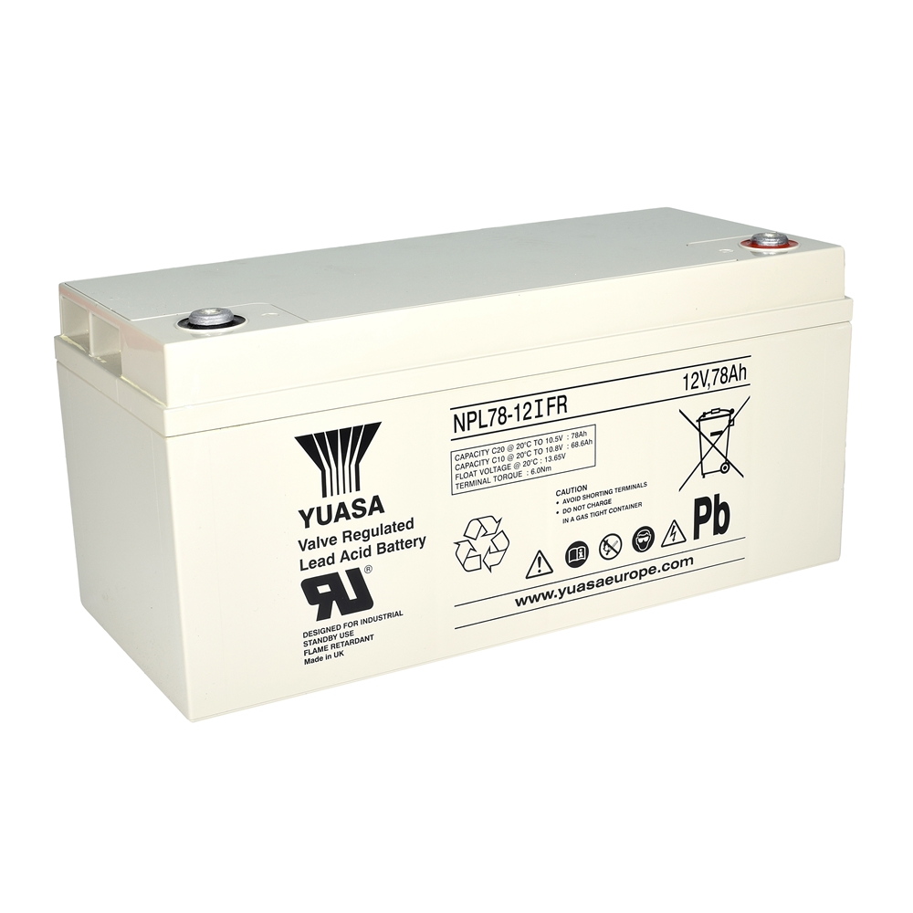 Yuasa NPL78-12IFR AGM VRLA Industriebatterie 12V - 78 Ah Yuasa NPL78-12IFR AGM VRLA Industriebatterie 12V - 78 Ah