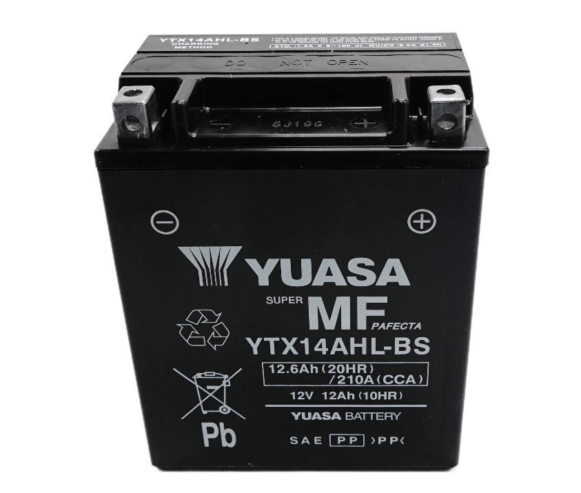 Yuasa YTX14AHL-BS AGM Batterie High Performance 12V 12 AH (CP) mit Säurepack Yuasa YTX14AHL-BS AGM Batterie High Performance 12V 12 AH (CP) mit Säurepack