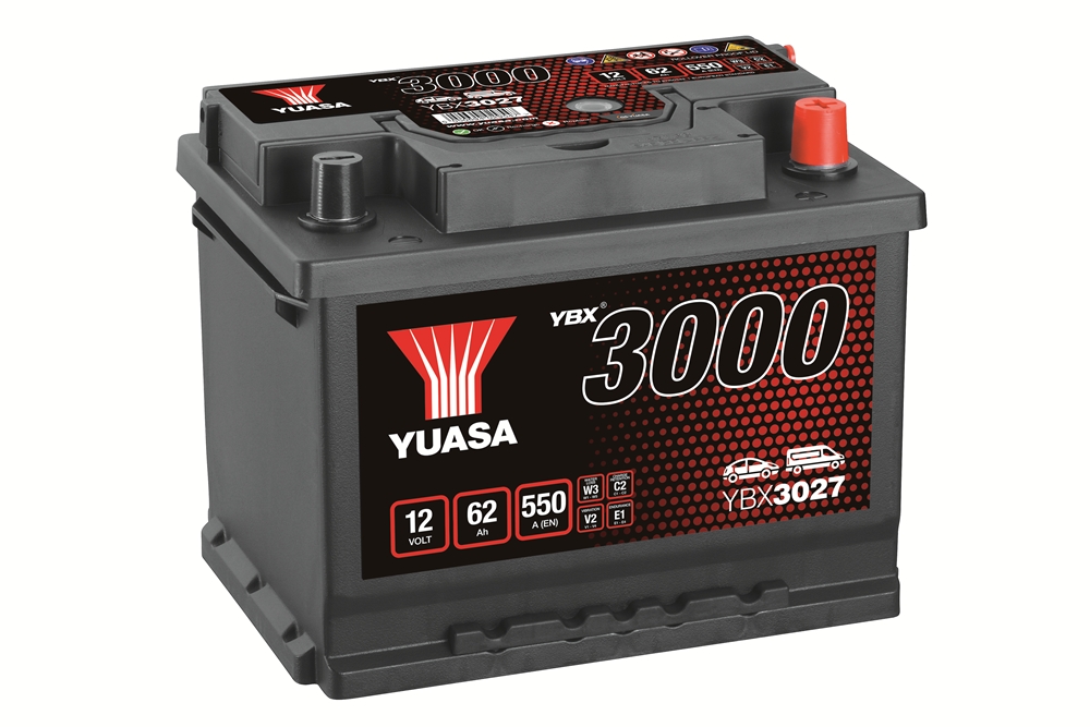 Yuasa YBX3027 SMF Batterie 12V 62 AH Yuasa YBX3027 SMF Batterie 12V 62 AH