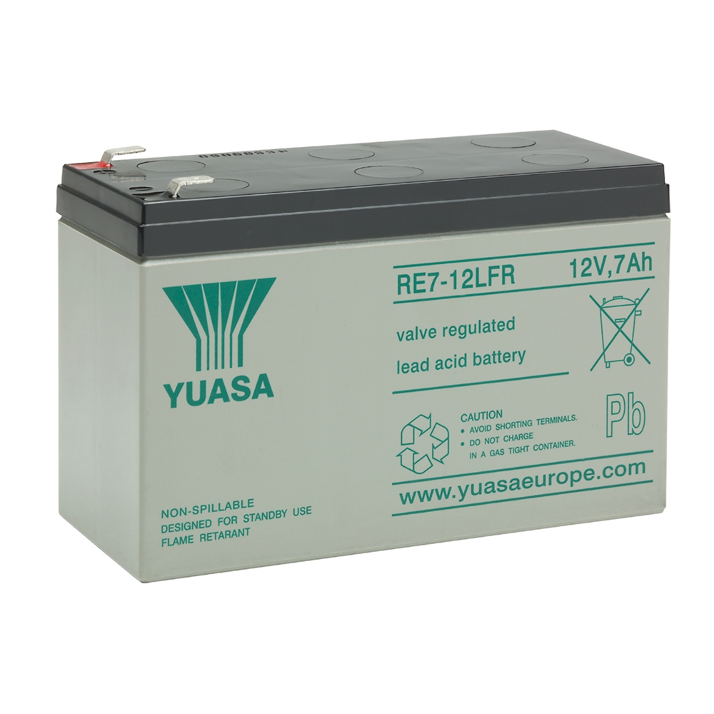 Yuasa RE7-12LFR AGM VRLA Industriebatterie 12V - 7 Ah Yuasa RE7-12LFR AGM VRLA Industriebatterie 12V - 7 Ah