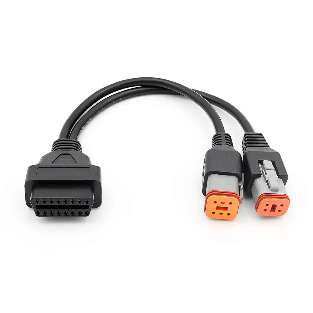 TMP Motorrad OBD2 Adapterkabel 16 Pin auf Harley Diagnosestecker 4 + 6 Pin - #8
