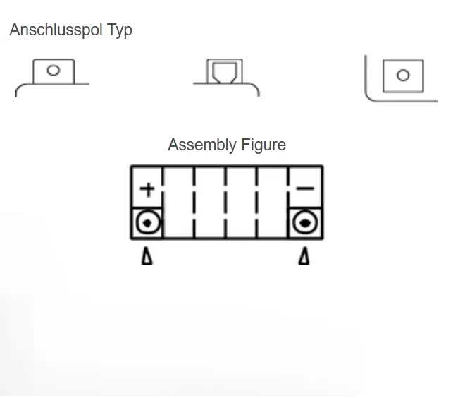 Yuasa YTX9-BS AGM Batterie 12V 8 AH (CP) mit Säurepack